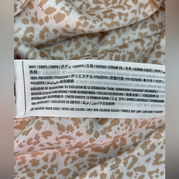 Abercrombie‎ & Fitch Women's Size XS Slip Dress Leopard Cheetah Print Mini - Picture 12 of 14